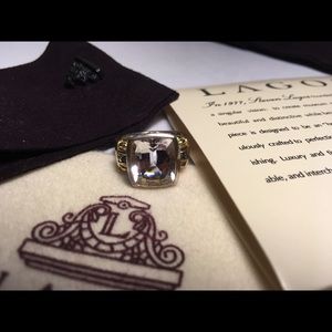 LAGOS WHITE TOPAZ RING